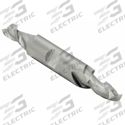 CLEVELAND Square End Mill: Carbide, Double End, 2 Flute, 7/32" Mill Dia, 9/16" LOC - Double-End Carbide Square End Mills for Aluminum