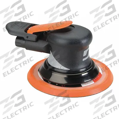 DYNABRADE Air Orbital Sander: 6 in Disc, Hook and Loop/Vinyl, 3/8 in Orbit, Non-Vacuum - Non-Vacuum Random Orbital Sanders