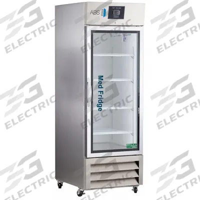 AMERICAN BIOTECH SUPPLY Lab Refrigerator: 23 cu ft, Upright, 2°C to 8°C, 35 3/4 in Overall Dp - Pharmacy & Vaccine Refrigerators