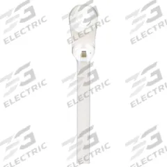 PANDUIT Cable Tie: 8 1/2 in Nominal Lg, 2 in Nominal Max. Bundle Dia., 0.18 in Wd, Natural, 100 PK (MPN BC2S-S10-C). Key specifications — Screw Mount Hole Size: 0.19 in; Color: Natural; Brand: PANDUIT.