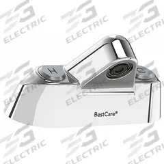 BESTCARE Bathroom Faucet: WH3378, Centerset, Brass, Chrome, Manual, Plug-In, 120V AC (MPN WH3378-HC-PPZ). Key specifications — Voltage: 120V AC; Brand: BESTCARE; Color/Finish: Chrome; Power Source: Plug-In; Water Supply Type: Hot and Cold Lines.