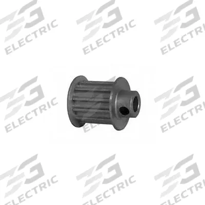 Dayton Timing Pulley: Curvilinear, Fixed, For 15 mm Belt Wd, 12 Teeth, 5 mm Pitch - HTD Section Fixed-Bore Timing Pulleys with Hub