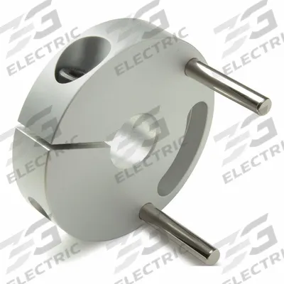 RULAND MANUFACTURING Controlflex Coupling Hub: 1° Angular Misalignment, 1 mm Axial Motion - Double Insert Hubs for Round Shafts