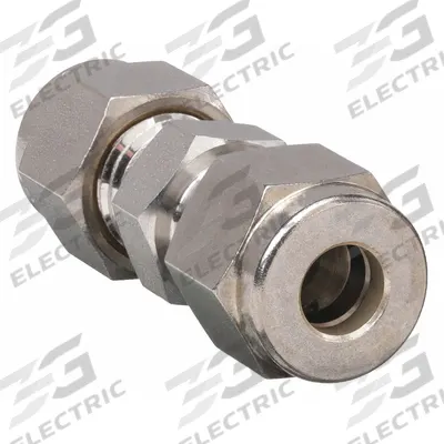 HAM-LET Compression Fitting Union: 3/4 in OD x 3/4 in OD Fitting Size - Double-Ferrule Stainless Steel Fittings