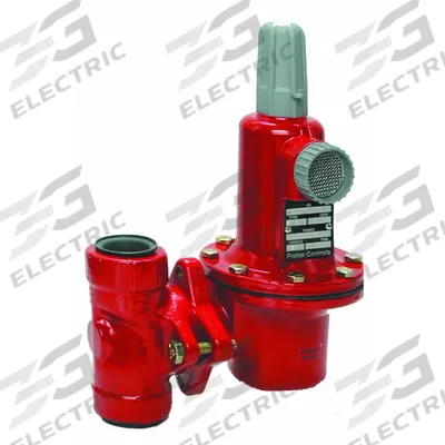 FISHER LPG Pressure Regulator: Lever-Acting Gas, 10,773,000 BtuH Gas Capacity, Iron - Lever-Acting Gas Pressure Regulators