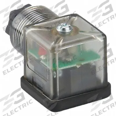 IFM Solenoid Coil Connector: Form A, DIN 43650 Form A, 16 mm For Coil Size - Solenoid Connectors