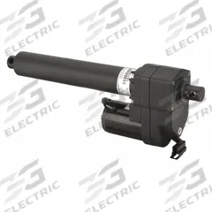 WARNER LINEAR Linear Actuator: B-Track K2, 1,200 lbf Rated Load, 12 in Stroke, 12V DC, 20:1 (MPN K2G20-12V-BR-12). Key specifications — Gear Ratio: 20:1; Nut Material: Bronze.