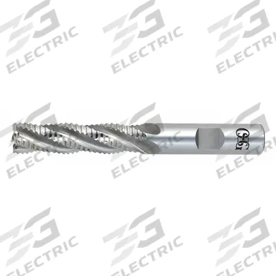 OSG Roughing End Mill: Cobalt, 6 Flute, Fine Pitch, 1-1/2" Mill Dia, 4" LOC - General Purpose Cobalt Roughing End Mills