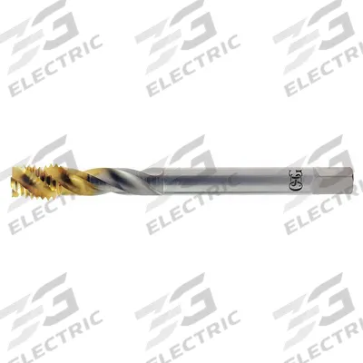 OSG Spiral Flute Tap: M12x1.75 Metric, D6 / 4H-6H, 3 Flute - Spiral-Flute Taps for Steel & Stainless Steel