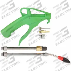 SPEEDAIRE Air Gun Kit: Pistol-Grip Grip, Polyoxymethylene, 1/4 in Female NPT, 1 Nozzle(s), Straight (MPN 52KD66). Key specifications — attr1328526: Polyoxymethylene; attr1328500: Tire Inflator; attr1328508: SPEEDAIRE; attr1328515: No; attr1328533: No.