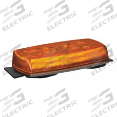 ECCO Mini Light Bar: Mini Light Bar Vehicle Light Bar Size, LED, SAE J845 Class 2, Mini Light Bar (MPN 5580A-HBT). Key specifications — Electrical Connection: Lighter Plug; Series: 5580 Reflex Series; Brand: ECCO; Number of Flash Patterns: 18; Mount Type: Tape; Light SAE Class Rating: SAE Class 2.