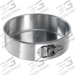 CHICAGO METALLIC Cake Pan: Springform Cake Pan Pan, Aluminum, Uncoated, 9 1/2 in Overall Dia, Silver (MPN 40409). Key specifications — Bead Closure: Closed Bead; Coating: Uncoated; Pan Style: Springform Cake Pan; Perforation: Solid; Brand: CHICAGO METALLIC; Color: Silver; Material: Aluminum; NSF Certified: No.