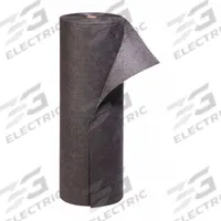 PIG Sorbent Roll: 150 ft Lg, 30 in Wd, Gray, Polypropylene, 150 ft Roll Lg, 30 in Roll Wd, Roll (MPN MAT137). Key specifications — Brand: PIG; Material: Polypropylene.