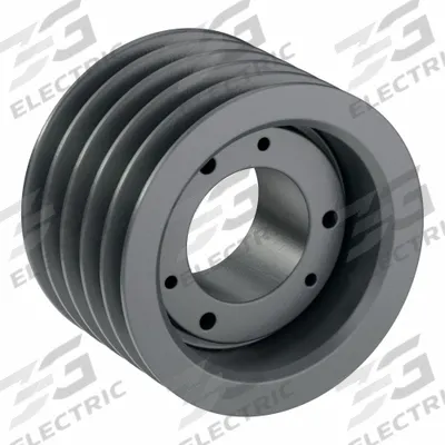 APPROVED VENDOR V-Belt Pulley: 5V590, 5 Groove, 5.9 in OD, Bushed Bore - Bushed-Bore Cast-Iron Wedge V-Belt Pulleys