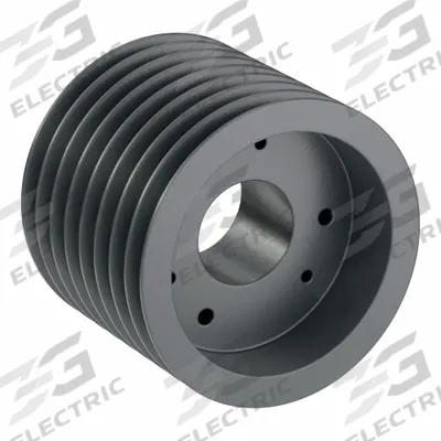 APPROVED VENDOR V-Belt Pulley: C100, 8 Groove, 10.4 in OD, Bushed Bore - Bushed-Bore Cast-Iron V-Belt Pulleys
