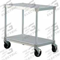 NEW AGE INDUSTRIAL Fixed Height Work Table: Fixed Ht, Aluminum, 30 in x 20 in (MPN 22030ES30PC). Key specifications — Standards: NSF Certified; Unit Type: Not Expandable or Modular; For Environment: Food Service; Includes: Hex Key; Assembly: Unassembled; Wheel Material: Polyolefin; Maximum Shelf Load Capacity: 400 lb; Resistance Properties: Rust Resistant.