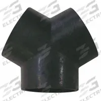 HI-TECH DURAVENT Y Connector: 3 in Outside Dia (MPN 0652-0250-0002). Key specifications — Connection Type: Screw On; Connector Material: Rubber; Compatible Hose Grainger Part Number: 3AYK3.