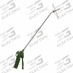 EXAIR Air Gun: Ergonomic Grip, Polyoxymethylene, 1/4 in Female NPT, 20 in Actual Extension Lg, 18 in (MPN 1808-PEEK-20-CS). Key specifications — attr1328526: Polyoxymethylene; attr1328500: Extension Pipe; attr1328508: EXAIR; attr1328515: Yes; attr1328533: Yes.