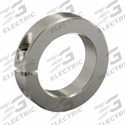 RULAND MANUFACTURING Shaft Collar: 1-Piece, Inch, Round, Clamp-On, 2 in Bore Dia - Stainless Steel Shaft Collars