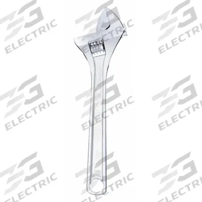 WESTWARD Adjustable Wrench: Alloy Steel, Chrome, 24 in Overall Lg - General Purpose Adjustable Wrenches