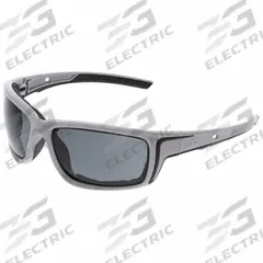 MCR SAFETY Safety Glasses: Gray Lens Color, Full-Frame, Polarized, Dielectric, Swagger(R) SR2 Series (MPN SR522ZPF). Key specifications — Series: Swagger(R) SR2; Lens Color: Gray; Frame Color: Glacier Gray; Brand: MCR SAFETY.