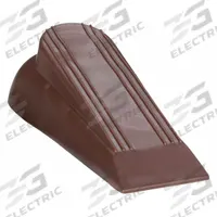 Door Wedge: 5 1/8 in Lg, 2 in Wd, 1 1/2 in Overall Ht (MPN 1XNN7). Key specifications — Brand: APPROVED VENDOR; Color: Brown.