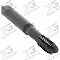 CLEVELAND Spiral Point Tap: 3/8"-16 UNC, 2B, 3 Flute, Plug Chamfer, Black Oxide Cobalt (MPN C86218)