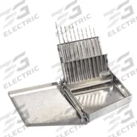 CHICAGO-LATROBE Jobber Length Drill Bit Set: 20 Pc, #80 to #61, 118° Point, HSS (MPN 57715). Key specifications — attr1236168: Metal Index.