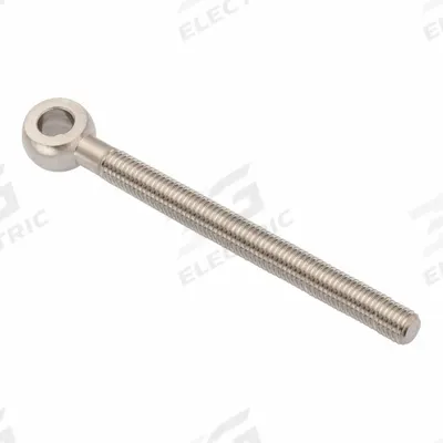 AMPG Fixed Rod End: Stainless Steel, Plain, 130 mm Hole Center-to-End Lg - Stainless Steel Male Threaded Fixed Rod Ends