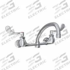 ELKAY Handle-Operated Faucet: Elkay®, Brass, Centerset, Wall, 2 Mounting Holes, 1.5 gpm Flow Rate (MPN LK940AT10T4H). Key specifications — Series: Elkay®; Brand: ELKAY.