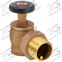 APPROVED VENDOR Radiator Valve: 109-307, 1 1/2 in NPT, 60 psi / 15 psi, Bronze, 1 1/2 in, Angle Body. Key specifications — Material: Bronze; Manufacturer Part Number: 109-307; Actuation Style: 1-1/2 in Nut; Body Style: Angle; Brand: APPROVED VENDOR; Maximum Pressure Water/Steam: 60 psi / 15 psi; Pipe Connection: 1-1/2 in NPT; Product Type: Radiator Valve.