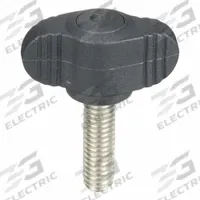 KIPP Hand Knob: Wing, Plastic w/ SS Thread, M6 Thread, 20 mm Thread Lg, 28 mm Dia (MPN K0274.0006X20). Key specifications — Brand: KIPP.