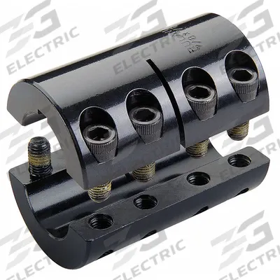 RULAND MANUFACTURING Rigid Shaft Coupling: 50 mm Bore Dia 1, 50 mm Bore Dia 2, Round Keyed - Two-Piece Rigid Shaft Couplings