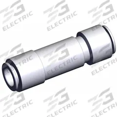 SMC Pneumatic Check Valve: Straight, 12 mm Tubing, 12 mm Tubing, 1 MPa Max. Pressure (MPN AKH12-00). Key specifications — attr291949: 12 mm Tubing; attr291950: 12 mm Tubing; attr291957: Brass (Body); Brass (Spacer); NBR (O-Ring); NBR, Aluminum Alloy (Valve); Stainless Steel (Stopper); Stainless Steel + NBR (Gasket).
