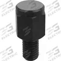 KIPP Positioning Foot w/Flat Face: External Threads, Flat, Steel, M16 Thread Size, 24 mm Thread Lg (MPN K0299.216060). Key specifications — attr648515: KIPP.