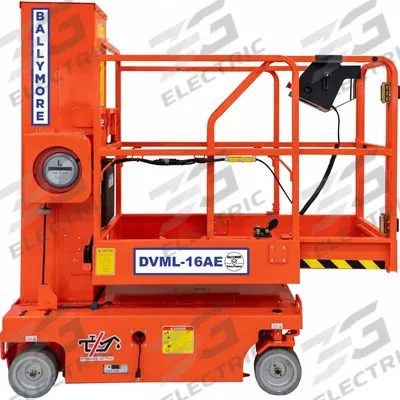 BALLYMORE Mobile Personnel Lift: Battery, Drivable, 15.4 ft Elevated Platform Ht - Drivable Scissor Lifts