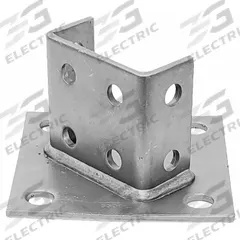 Strut Channel Fitting: 1 5/8 in x 3 1/4 in For Strut Channel Size, 8 Holes, 9/16 in Hole Dia (MPN V6945S2). Key specifications — For Strut Channel Size: 1-5/8 in x 3-1/4 in; Manufacturer Part Number: V6945S2; Brand: VAST; Material: 316 Stainless Steel.