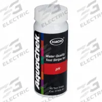 HACH Chemical Test Strips: 4 pH to 9 pH, 1.0 pH Resolution, 1 3/8 in Overall Lg, 1 3/8 in Overall Wd (MPN 2745650). Key specifications — pH Resolution: 1.0 pH; Brand: HACH.