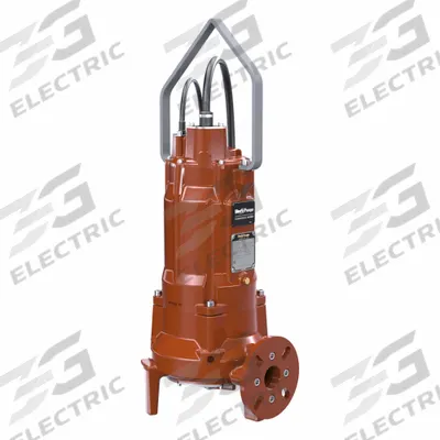 LIBERTY PUMPS Grinder Pump: Horizontal, Three Phase, 5 hp, 575V AC, 115 gpm @ 10' of Head - General Purpose Sewage Grinder Pumps