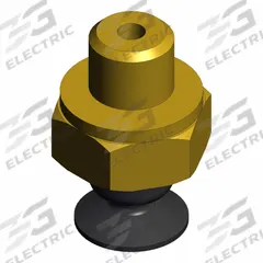 SMC Vertical Vacuum Inlet: Flat, M5 x 0.5, 3.5 mm Pad Dia, NBR, Black, 50, 8 mm Pad Ht, ZP3-T (MPN ZP3-T035UN-A3). Key specifications — attr1019101: ZP3-T035UN-A3; attr1019103: SMC; attr1019107: 50.