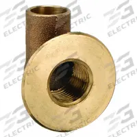NIBCO Sweat Fitting Elbow: 1/2 in CTS x 1/2 in Pipe, Cup x FNPT, Bronze (MPN 708-1/2)