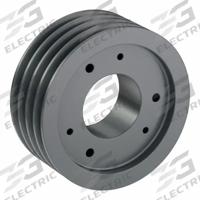 APPROVED VENDOR V-Belt Pulley: 3V475, 4 Groove, 4.75 in OD, Bushed Bore - Bushed-Bore Cast-Iron Wedge V-Belt Pulleys