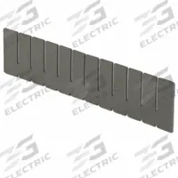 LEWISBINS Divider: 15 1/2 in x 1 7/8 in, Gray, For 9 1/4 in_9 1/8 in Bin Wd, Plastic, Long Side (MPN DV1625 Grey). Key specifications — ESD Conductive: Not Electrostatic Discharge Conductive; Brand: LEWISBINS; Material: Plastic; Compatible Manufacturer Model Number: NDC2080.