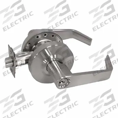 TELL MANUFACTURING Door Lever Lockset: Office Lever Locksets, Chrome