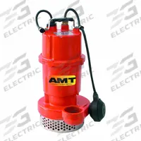 AMT PUMPS Submersible Sump Pump: 1/2 hp, 1/4 in Max. Dia. Solids, Continuous Duty, 115V AC, FNPT (MPN 5792-95). Key specifications — Shaft Seal Material: Nitrile Rubber; Impeller Material: Cast Iron; Includes: Automatic Float Switch; Rated Voltage: 115V AC; Volute Material: Cast Iron; Brand: AMT PUMPS.