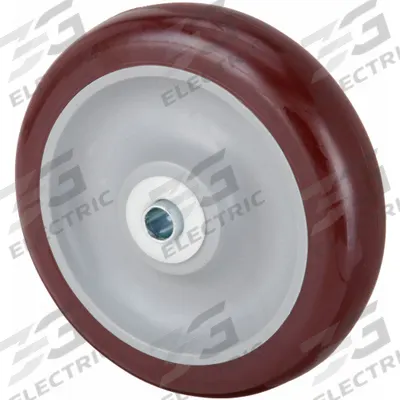 APPROVED VENDOR Caster Wheel: 5 in Wheel Dia., 1 1/2 in Wheel Wd, Polyurethane - Polyurethane Tread on Plastic Core Wheels