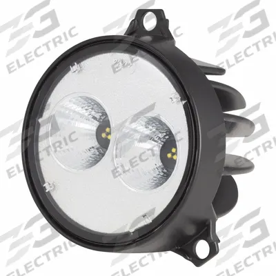 GROTE Flush Mount DT eT26: Round, Flood, LED, Deutsch, Black - Vehicle Floodlights