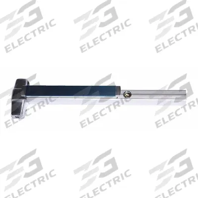 VON DUPRIN Surface Vertical Rod: 3 ft Max Door Wd - Surface Vertical Rod Push Bars