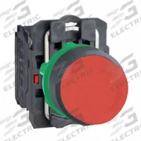 SCHNEIDER Extended Push Button Operator: Non-Illuminated, Extended Profile, Non-Metallic, 22 mm, 1NC (MPN XB5AL42). Key specifications — Brand: SCHNEIDER; Action: Momentary; Series: XB5; Push Button Material Type: Non-Metallic.