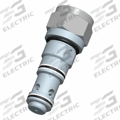 BUCHER HYDRAULICS Cartridge Valve: Screw-In, Screwdriver Adjustment, C12-25 Valve Cavity Size - Cartridge Check Valves